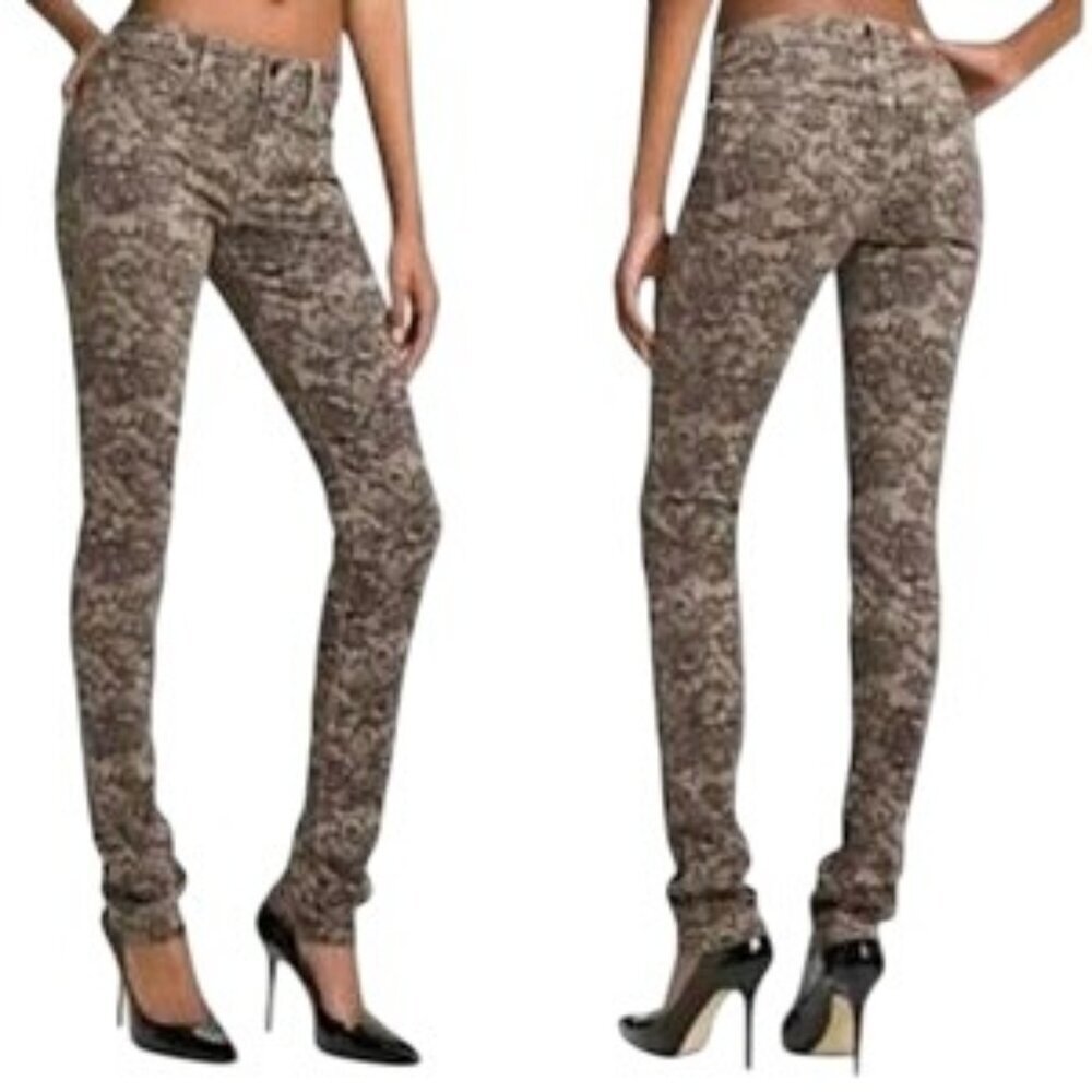 Joe's Jeans Chantilly Lace Low Rise y2k Skinny Jeans